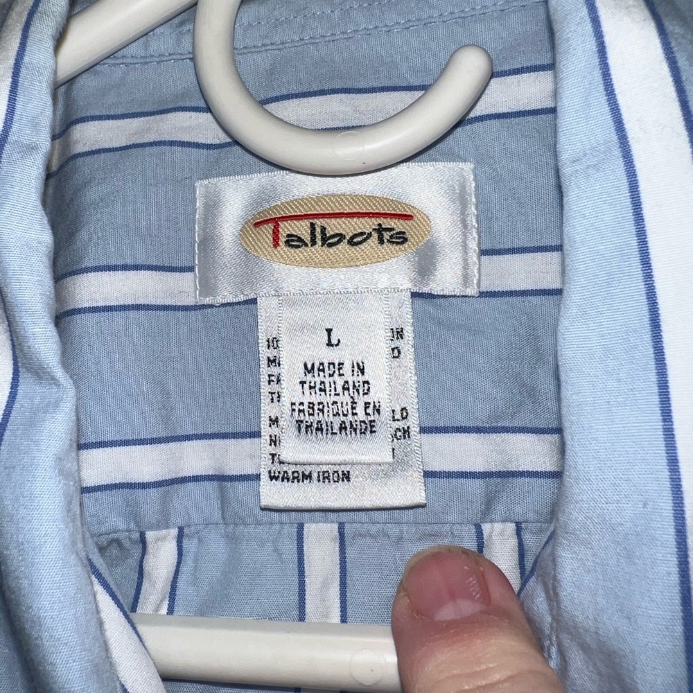 Vintage Talbots button down cotton shirt - Picture 3 of 5